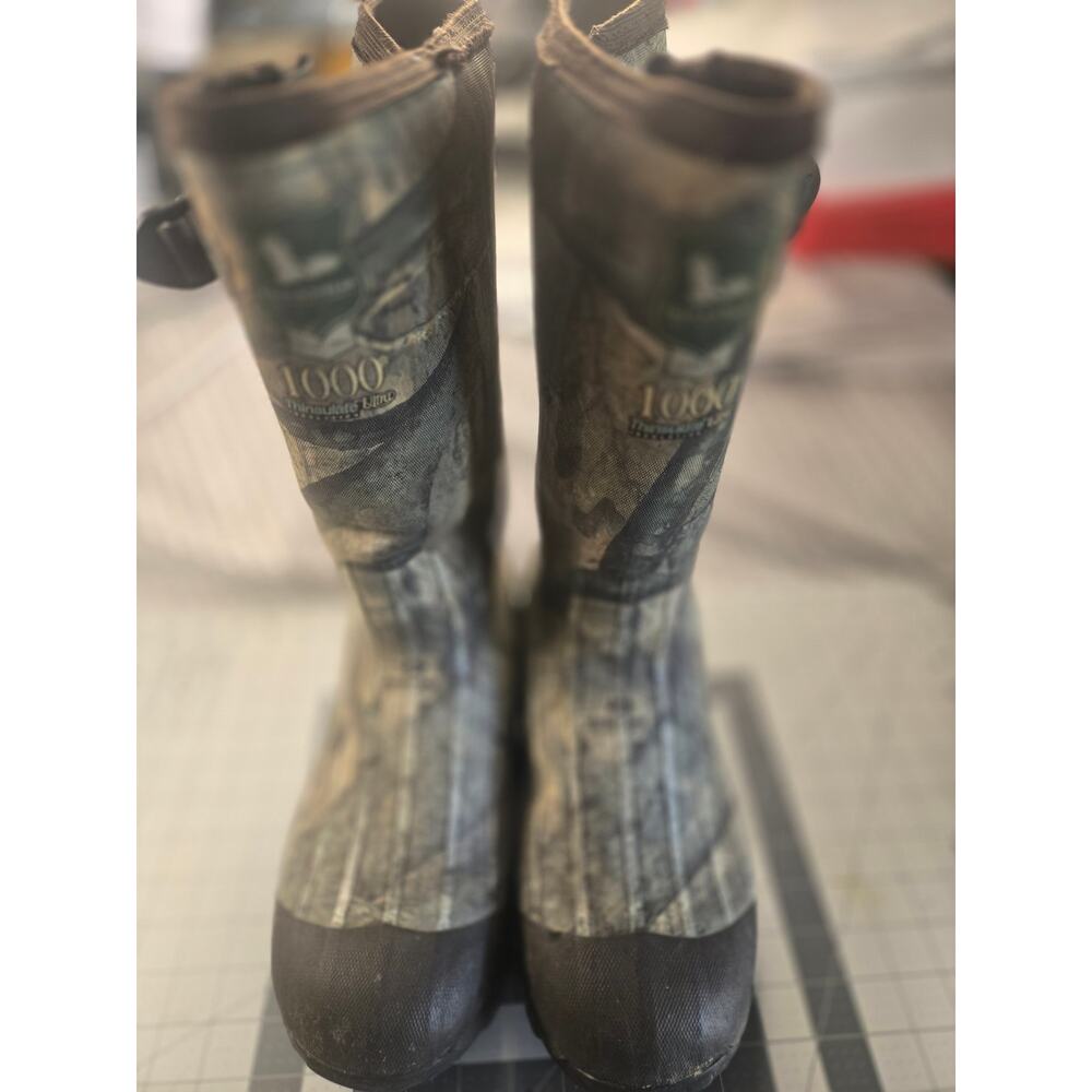 The Field & Stream 1000g Thinsulate Ultra Scent Free Camo Hunting Boots men's 9
